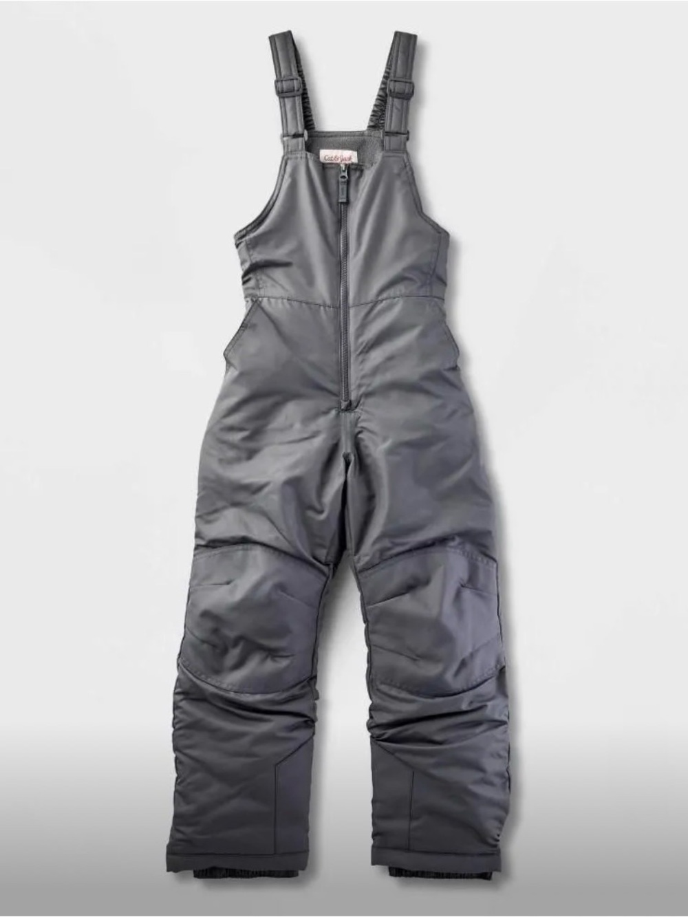 Cat & Jack Kids Gray Insulated Snow Bib Overalls